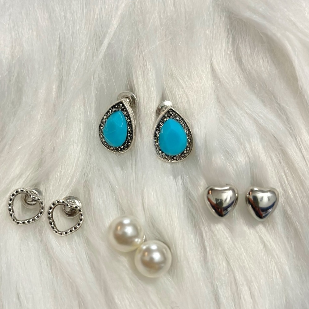 NWT Set of 4 Stud Boho Earrings